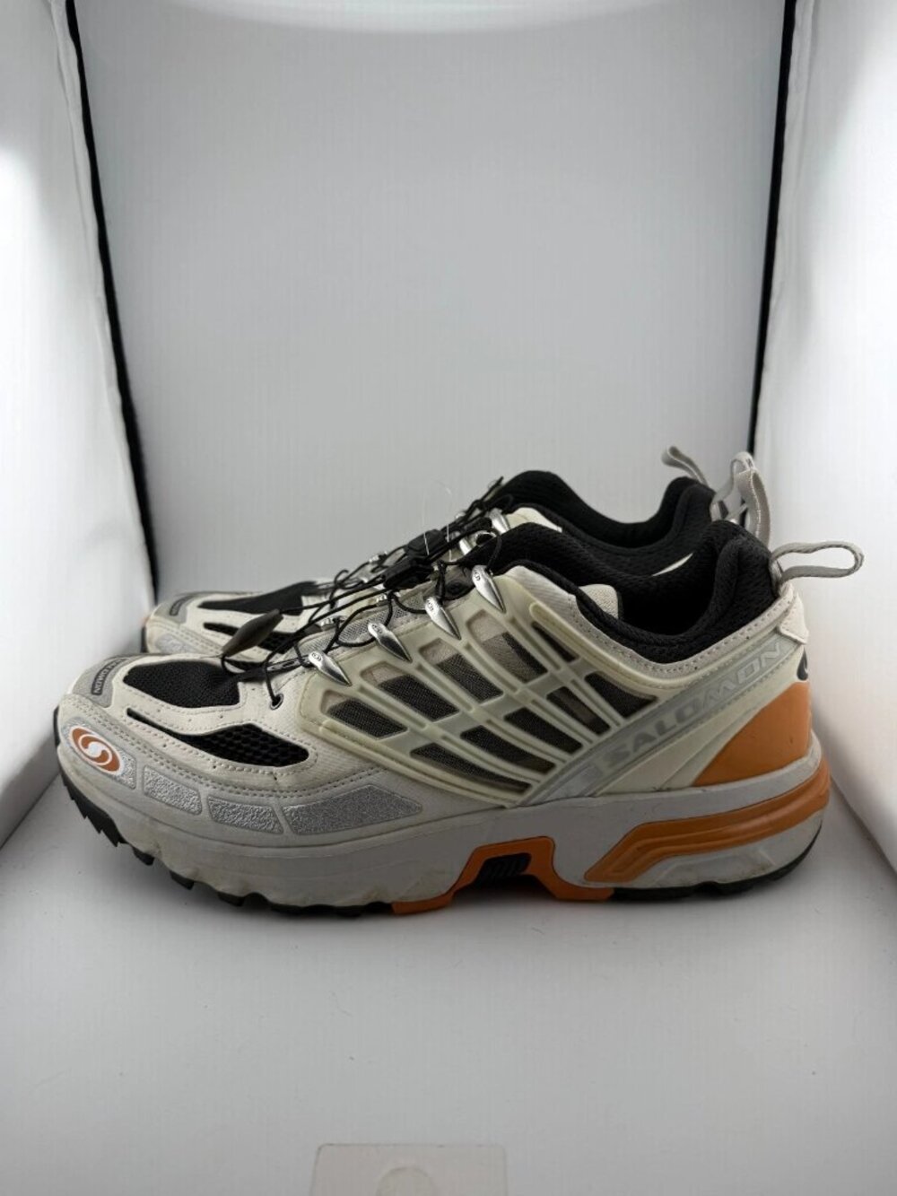 WORN Salomon ACS Pro Vanilla Ice Tomato Cream L47298800 Size 12 NO BOX